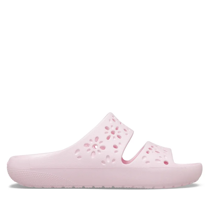 Παντόφλες Crocs Classic Floral Cutout Sandal 210966 Ροζ