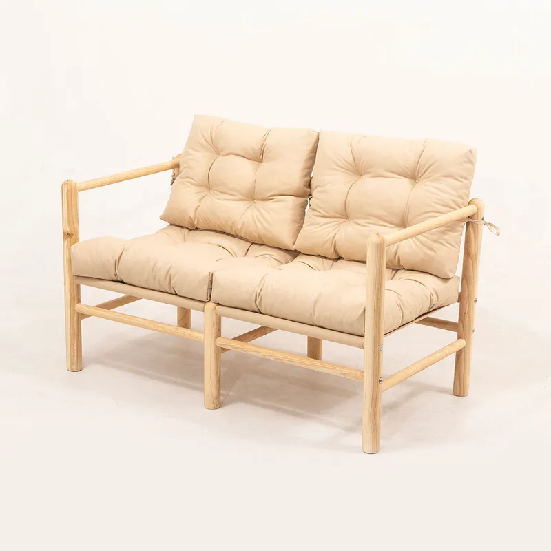 Διθέσιος Καναπές Κήπου Myg04 - Cream 644Myd1170 (110x86x51)