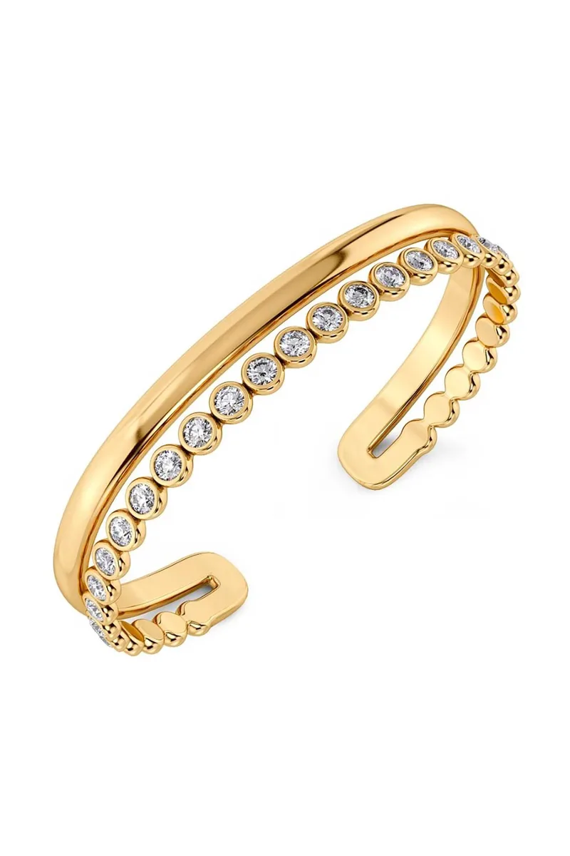 EDBLAD γυναικείο βραχιόλι "Grace Bangle Χρυσό S" - 130259-S