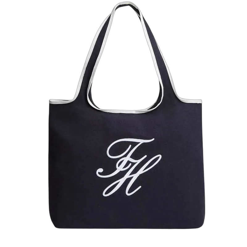 Γυναικεία TH Summer Tote Τσάντα Navy Μπλε Tommy Hilfiger AW0AW18398-DW6