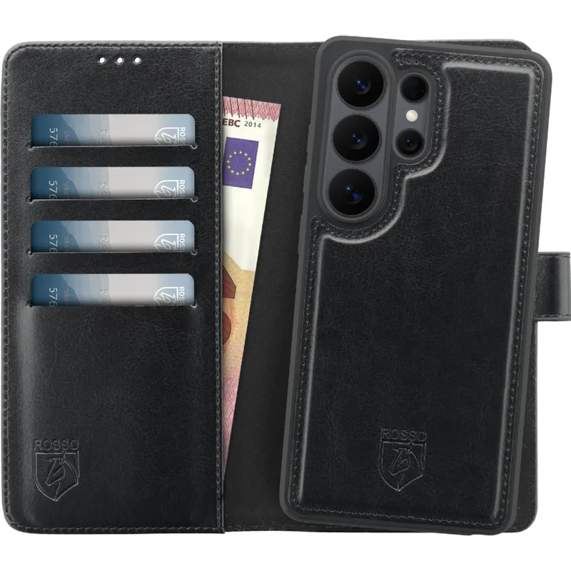 Θήκη Samsung Galaxy S26 Ultra Κόκκινο Element 2 in 1 PU Πορτοφόλι - Black (8719246558221)