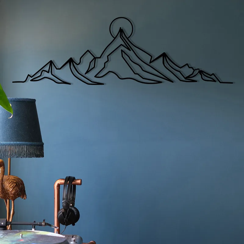 Μεταλλικό Διακοσμητικό Τοίχου Everest 279Enz2599 119,5x37 cm