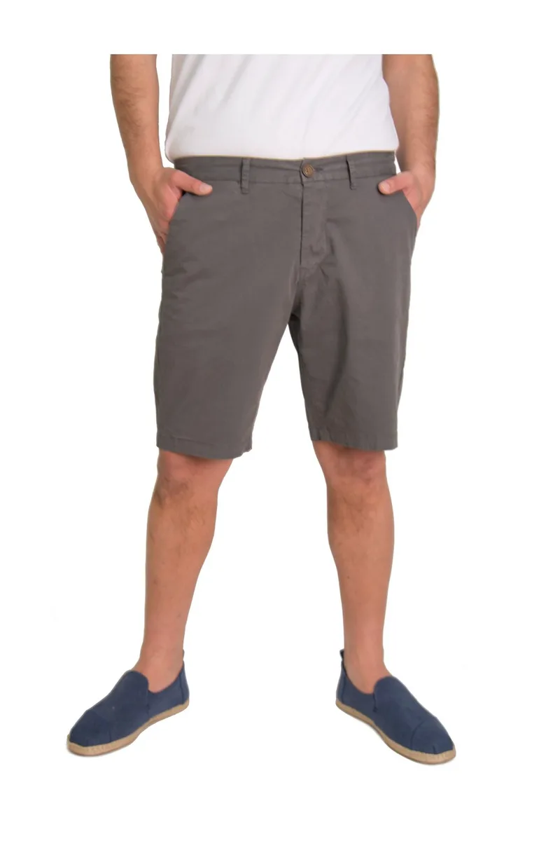 SMITHY`S Σορτς- Βερμούδες SHORTS - ΓΚΡΙ-SS21MBE841-GREY