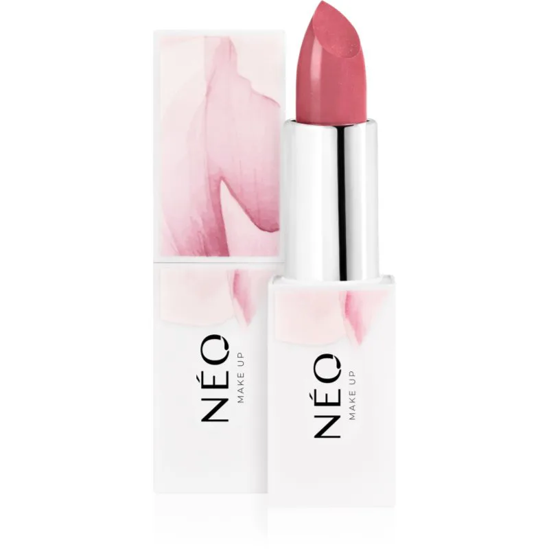 NEO MAKE UP Intense Serum Sheer Lipstick κρεμώδες ενυδατικό κραγιόν απόχρωση 04 Raspberry Pudding 4.3 γρ