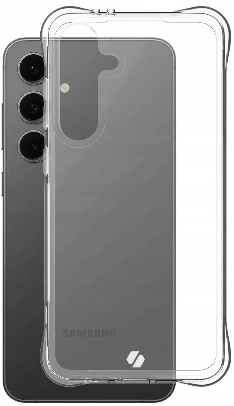 Θήκη Samsung Galaxy S24 FE Spacecase Anti-Shock Διάφανη Σιλικόνης 1mm - Clear (5905719112943)