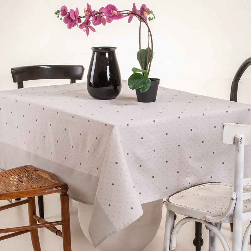 Τραπεζομαντηλο λονετα μακροστενο (135χ180) tiffany grey, melinen