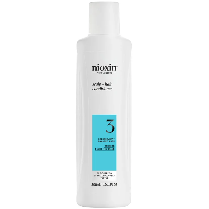 Nioxin Scalp & Hair Conditioner System 3 Μαλακτική Κρέμα για Βαμμένα Μαλλιά με Ελαφριά Αραίωση 300ml