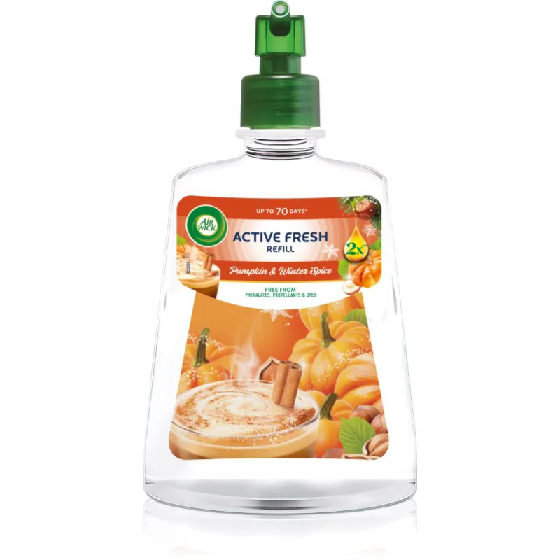 Air Wick Active Fresh Pumpkin & Winter Spice αποσμητικό χώρου ανταλλακτικό 228 ml