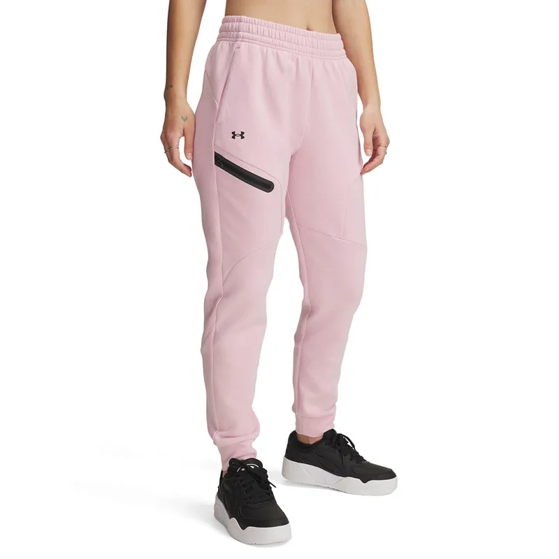 Παντελόνια Under Armour Unstoppable Fleece Jogger Prime Ροζ/ Black M
