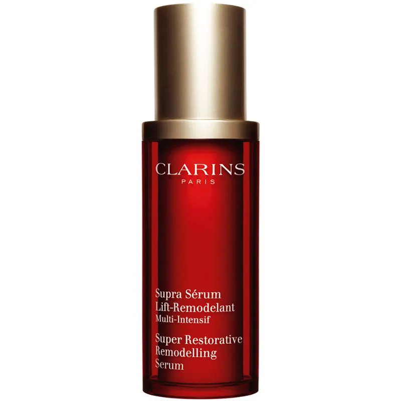 Clarins Super Restorative Remodelling Serum ενεργός ορός για την εξομάλυνση των περιγραμμάτων του προσώπου 30 ml