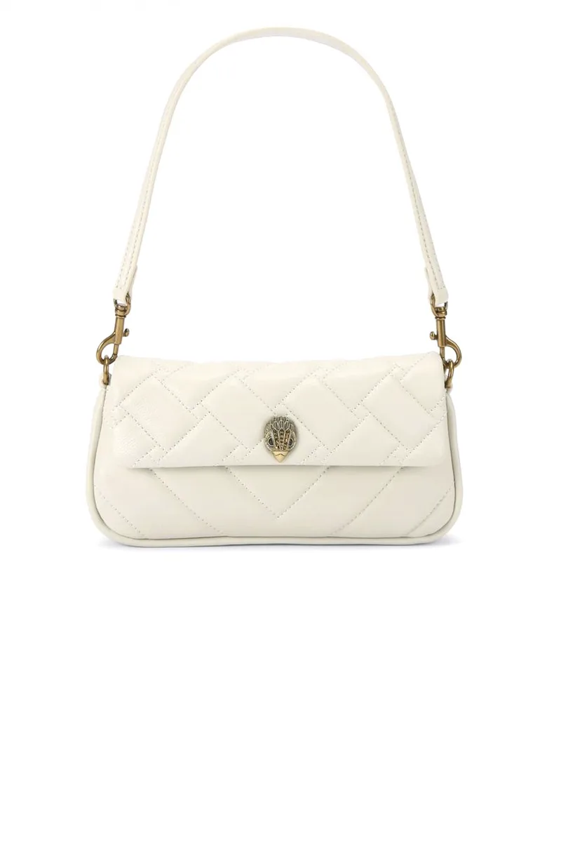 KURT GEIGER ΤΣΑΝΤΑΚΙ CROSSBODY/ΩΜΟΥ PICKLE SHOULDER BAG KAΠΙΤΟΝΕ LOGO MΠΕΖ