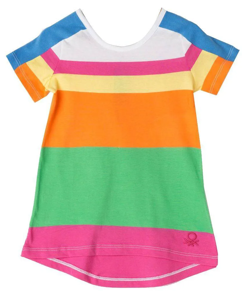 ΜΠΛΟΥΖΑ ΜΕ ΚΟΝΤΟ ΜΑΝΙΚΙ BENETTON FOUNDATION TK S ΠΟΛΥΧΡΩΜΟ (90 CM )-(2 ΕΤΩΝ )