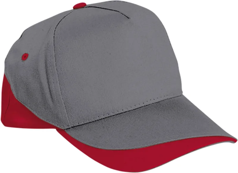 Καπέλο FORT Valento GOVAFORGR Cement Grey-Lotto Red