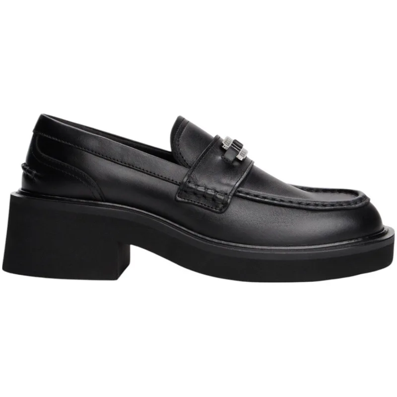 Γυναικεία Δερμάτινα Loafers Tommy Hilfiger EN0EN02789 BDS Μαύρα