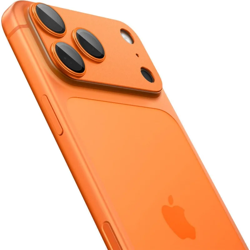 Tempered Glass iPhone 17 Pro Max Spigen GLAS.tR EZ Fit OPTIK Pro XL Camera Lens Protector Αντιχαρακτικό Γυαλί Προστασίας για Φακό Κάμερας - Πορτοκαλί (AGL10650)