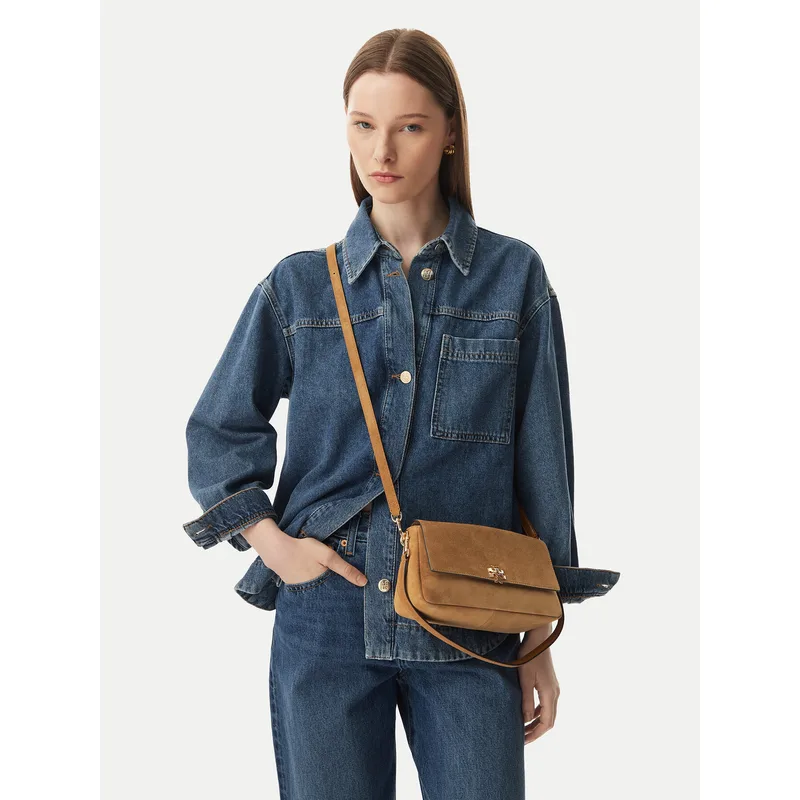 Τσάντα Tory Burch 183225 Καφέ