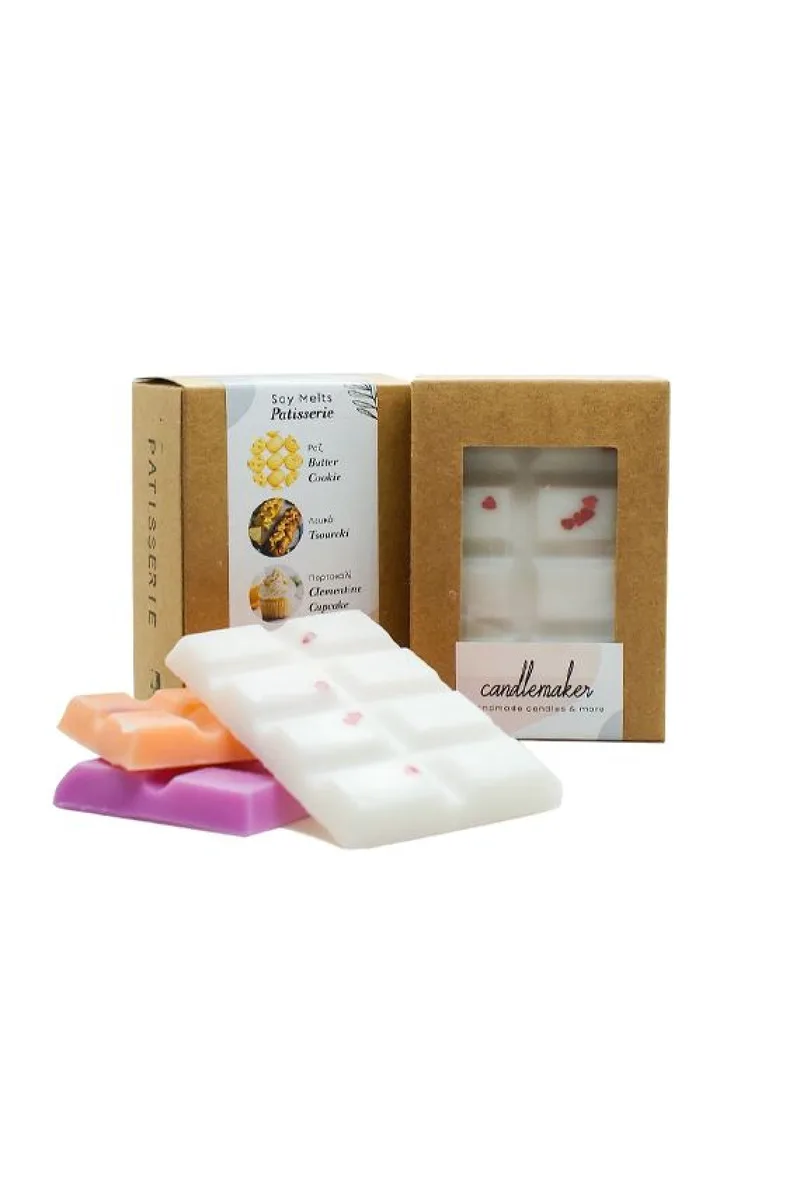 Soy Melts Φυτικα Αρωματικα Patisserie Σετ Των 3 Μονόχρωμο CANDLEMAKER
