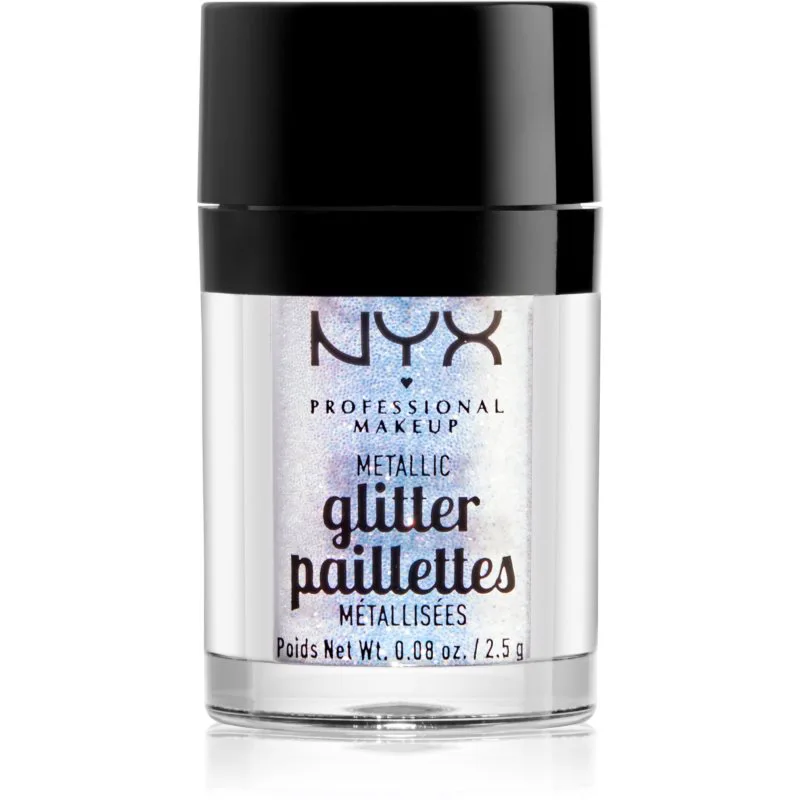 NYX Professional Makeup Glitter Goals μεταλλικό γκλίτερ για το πρόσωπο και το σώμα απόχρωση 05 Lumi-lite 2.5 γρ