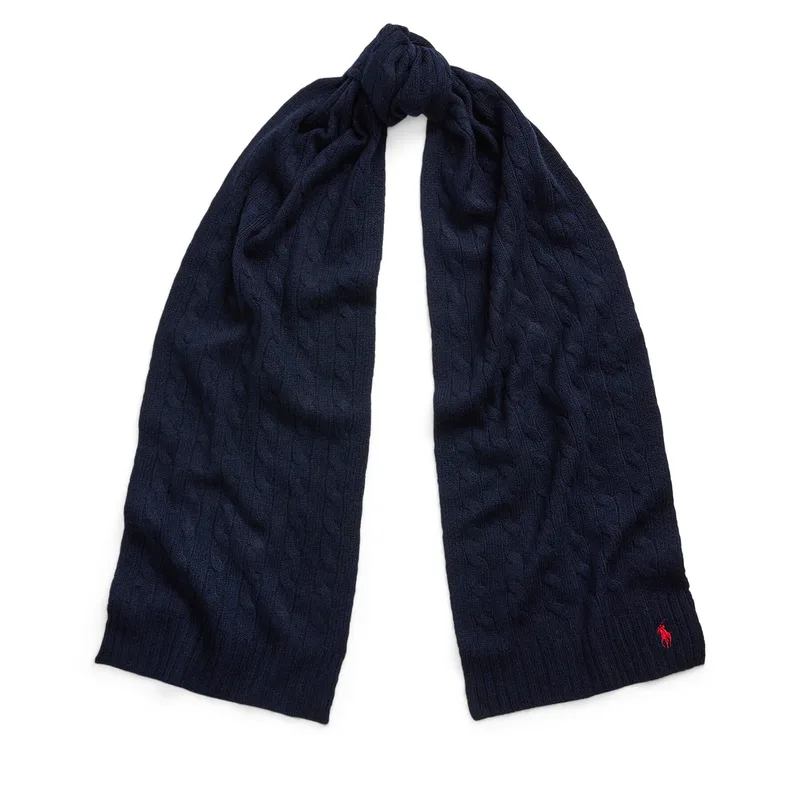 Κασκόλ Polo Ralph Lauren 455956296009 Σκούρο μπλε