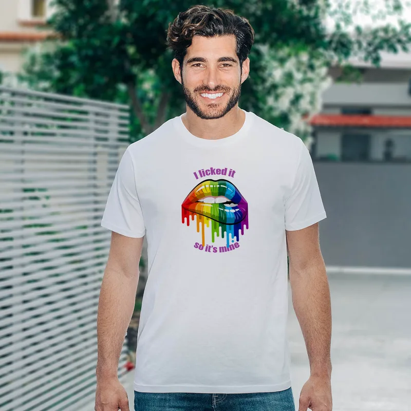 It's Mine - Organic Vegan T-Shirt Unisex - Λευκό - M