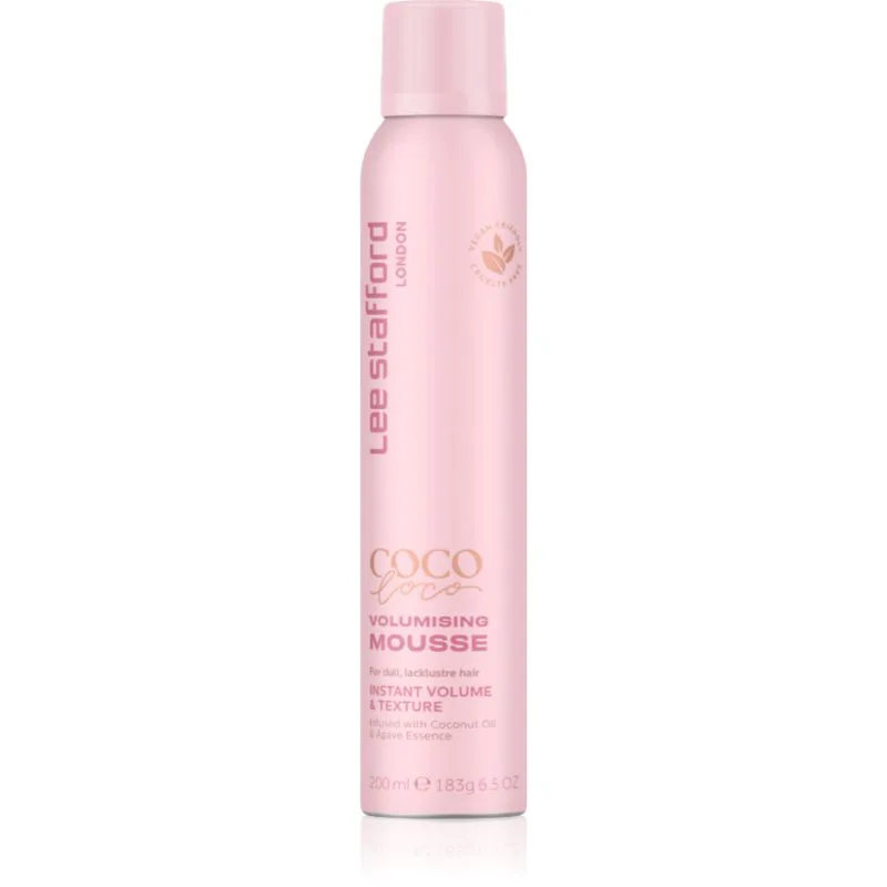 Lee Stafford CoCo LoCo Agave πολυτελής διογκωτικός αφρός για λεπτά και άτονα μαλλιά 200 ml