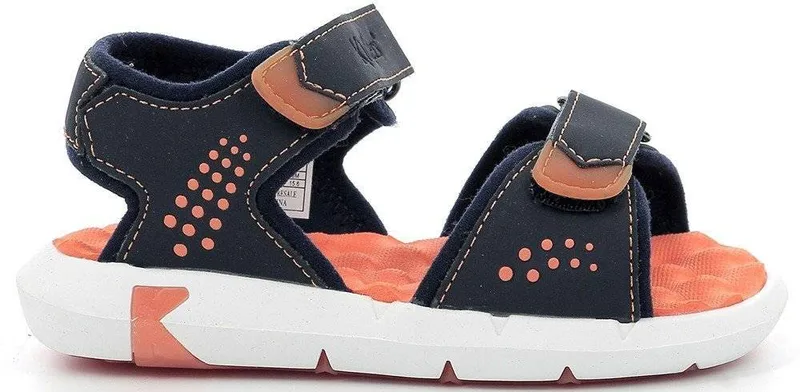 ΠΕΔΙΛΑ KICKERS JUMANGAP 858670 ΣΚΟΥΡΟ ΜΠΛΕ/ΠΟΡΤΟΚΑΛΙ (EU:32)