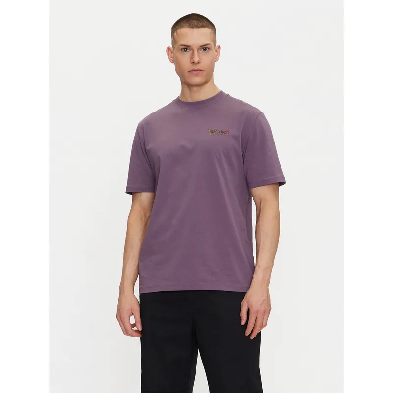 Timberland T-Shirt TB0A6DMA Μωβ Regular Fit