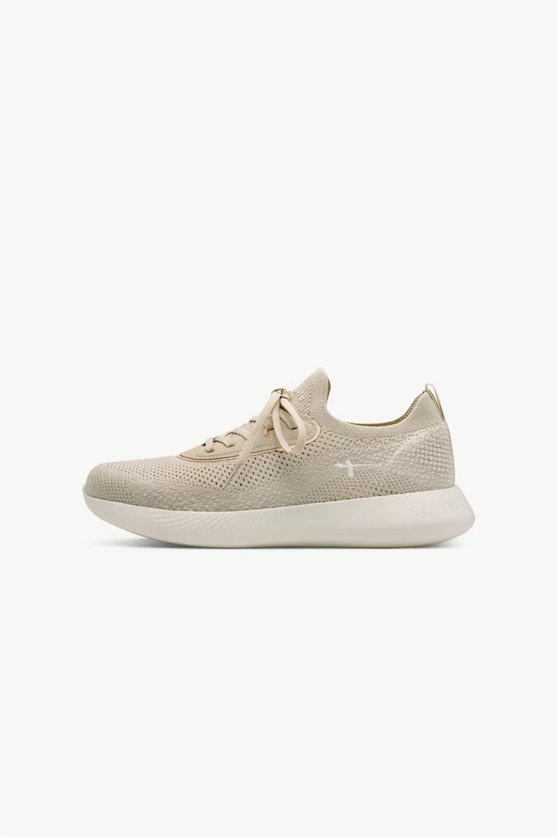 Tamaris γυναικεία sneakers μονόχρωμα - 1-23715-46 Μπεζ