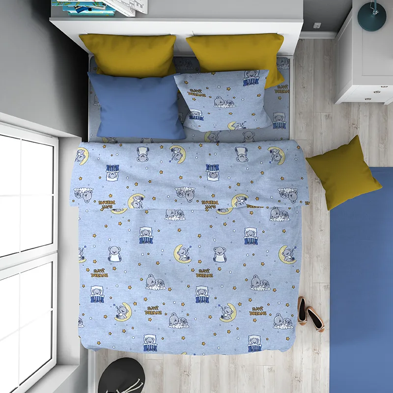 Παπλωματοθήκη Μεμονωμένη Μονή 160X240 Dimcol Sweet Dreams 551 (160x240)