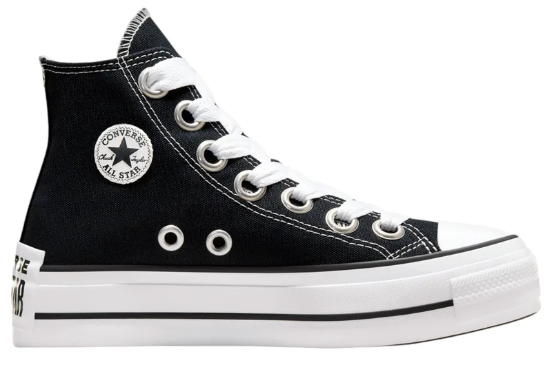 Sneaker Converse Chuck Taylor All Star Lift Platform Sketch A10424C-BLACK-WHITE-WHITE Γυναικείο