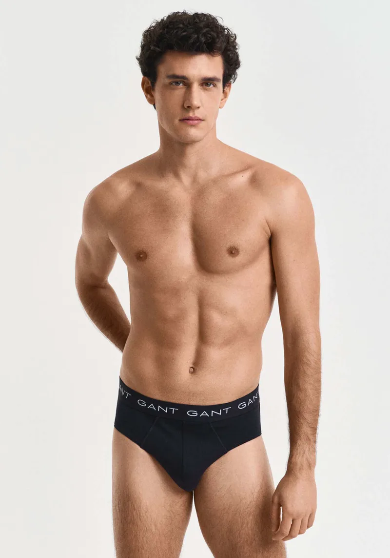 GANT Pack 3 Boxers Briefs - 900023001 005 Black