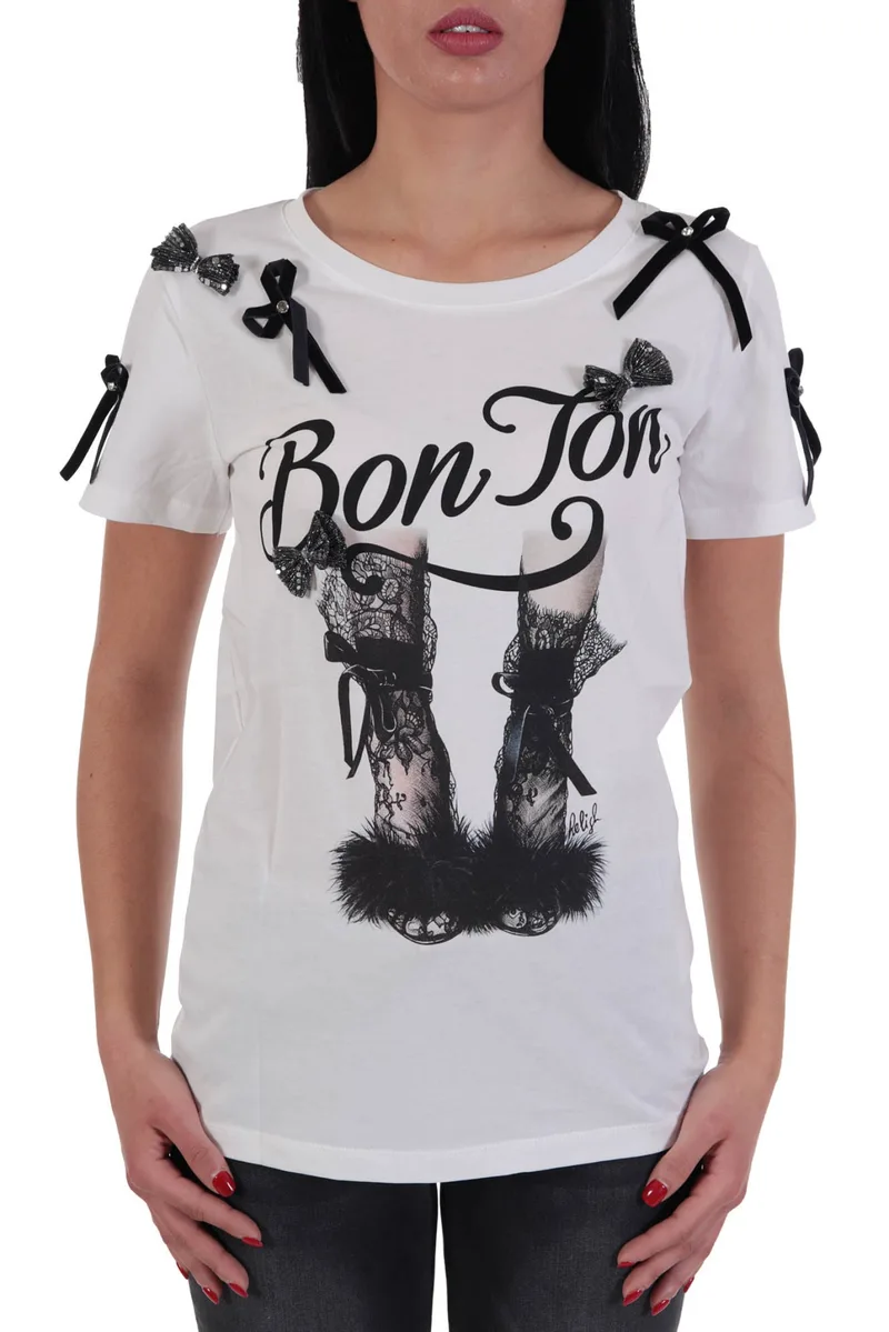 RELISH T-SHIRT POTTER ΣΤΑΜΠΑ LEGS ΛΕΥΚΟ