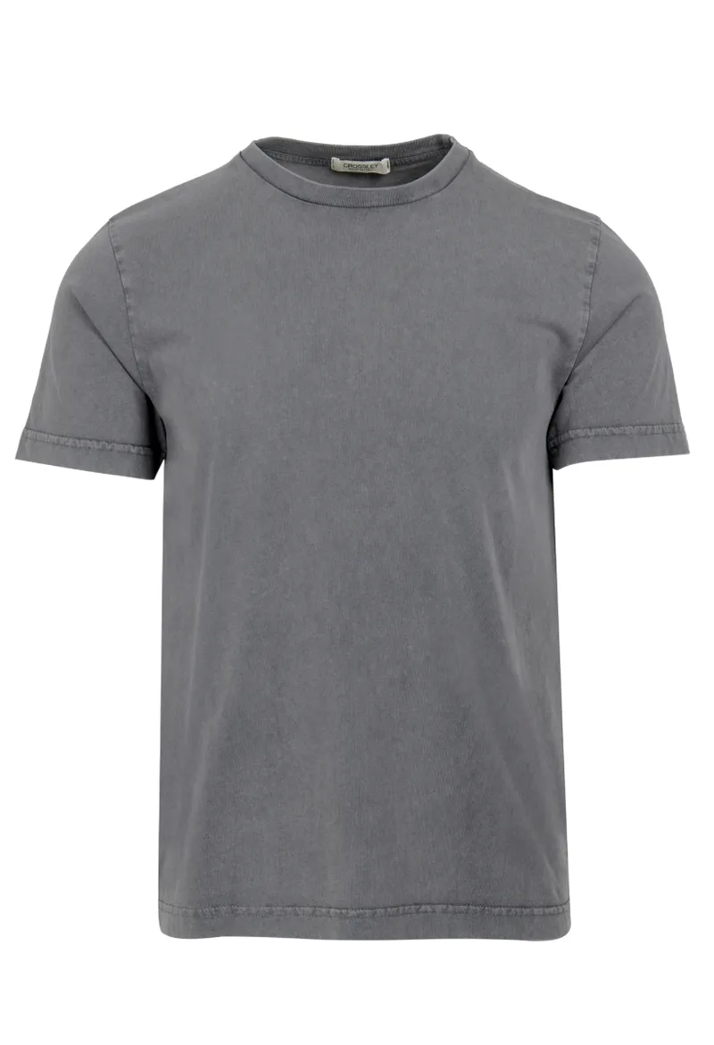 ΑΝΔΡΙΚΟ T-SHIRT CROSSLEY HUNT ΣΚΟΥΡΟ ΚΑΦΕ