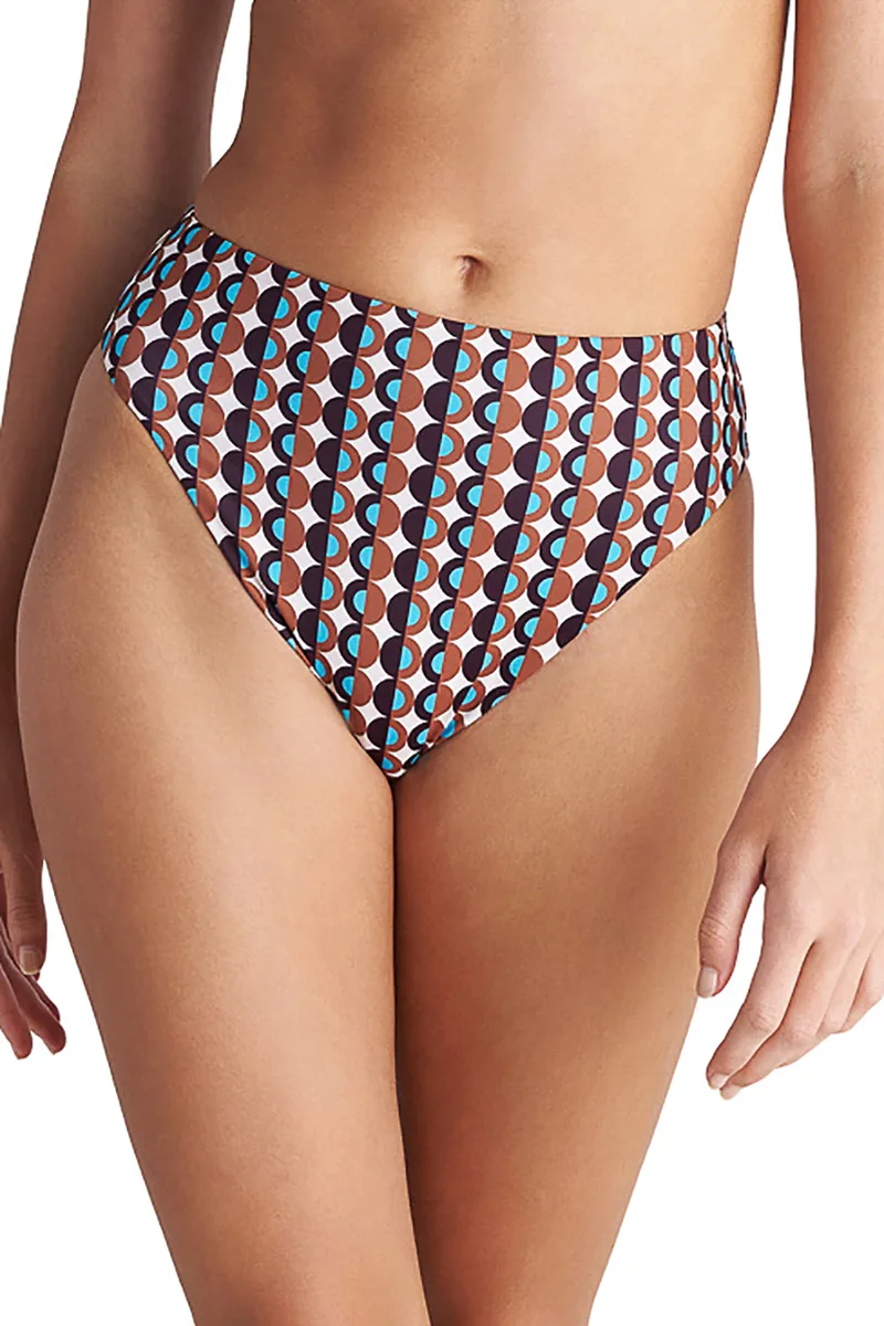 Blu4u Γυναικείο bikini σλιπ κανονικής κάλυψης "Polca Borders"-26365469-47
