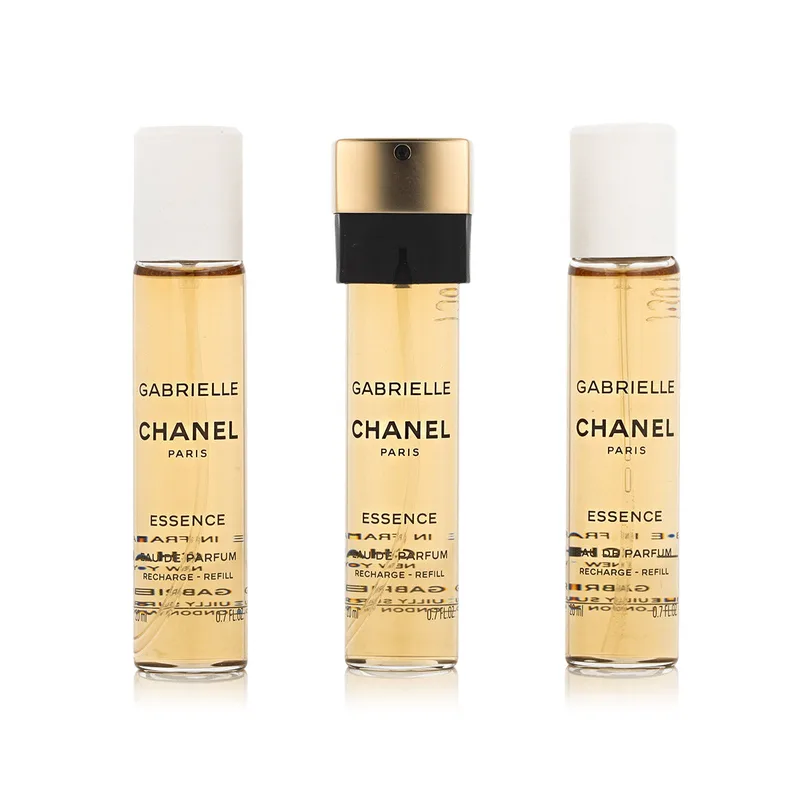 Chanel Gabrielle Essence Eau de Toilette Refill Pocket Spray, 3 x 20 ml Minis 60 ml