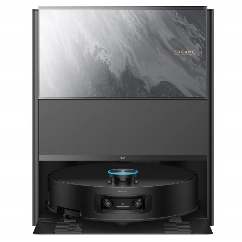 Ρομπότ σκούπα Dreame Aqua 10 Ultra Track Complete RLR81CE-1-BL, 25000 Pa, 200 λεπτά, 3,5/4 λίτρα, VersaLift DToF+OmniSight, κάμερες AI, φωνητικός έλεγχος, αυτοματοποίηση, Μαύρο