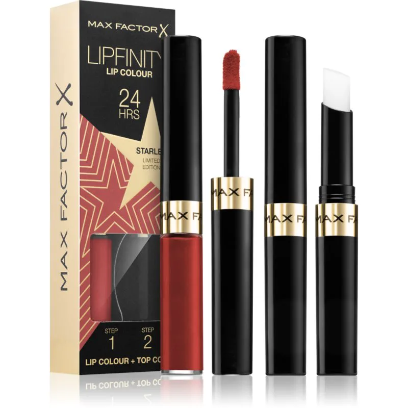Max Factor Lipfinity Rising Stars μακράς διαρκείας ρευστό κραγιόν με βάλσαμο απόχρωση 88 Starlet 1 τμχ