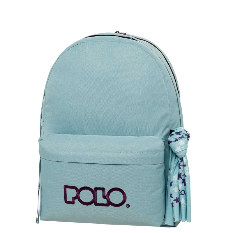 Τσάντα πλάτης Polo Original with Scarf -Γαλάζιο/Μοβ (901135-5347)