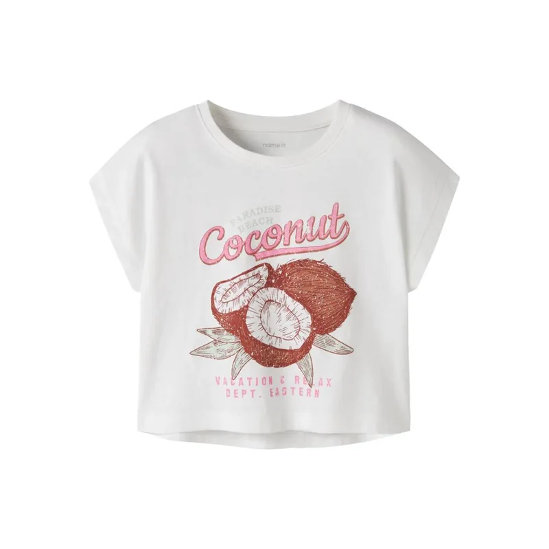 Μπλούζα μακό crop κορίτσι name it-13215793-Bright White Coconut