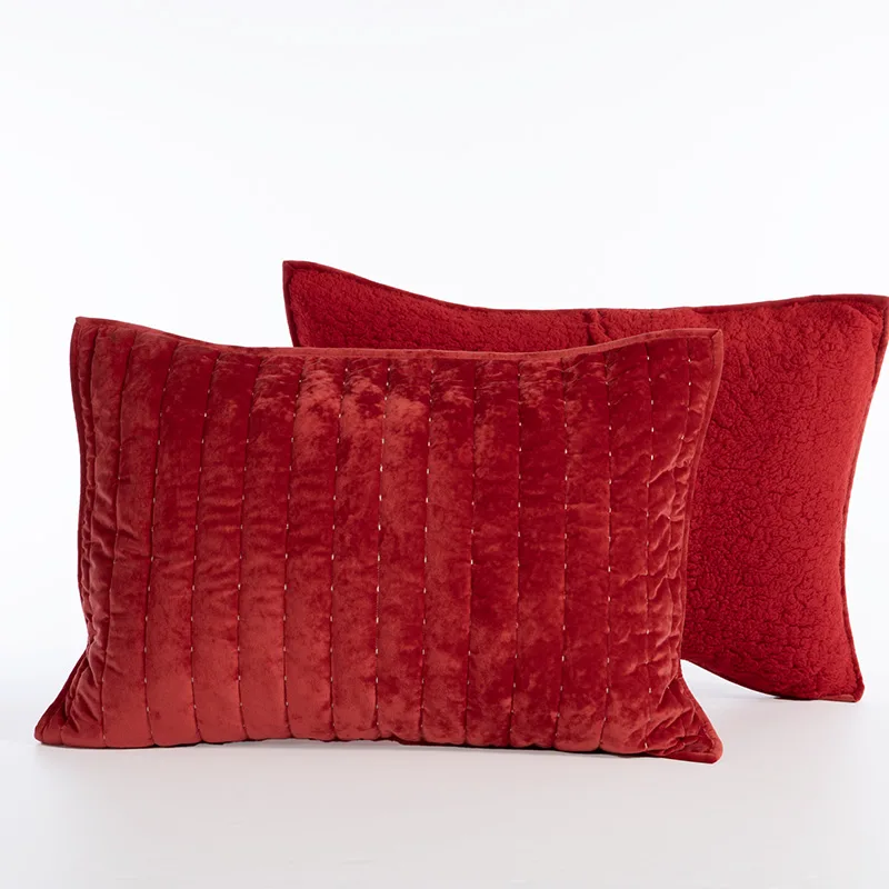 Μαξιλαροθήκες Ζεύγος 52X72 Nef Nef Sweet Christmas Red (52x72)