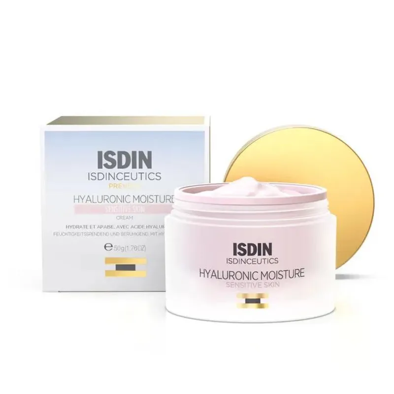 Isdin Hyaluronic Moisture Facial and anti-aging moisturizing cream for normal to sensitive skin Prevent 50g