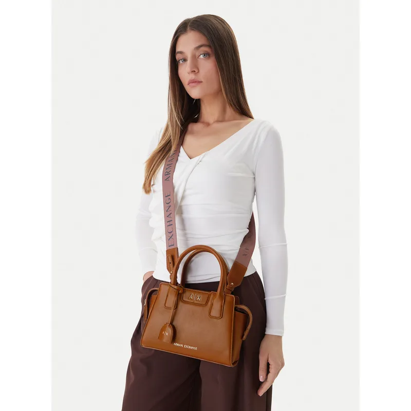 Τσάντα Armani Exchange XW002159 AF19892 U6123 Καφέ