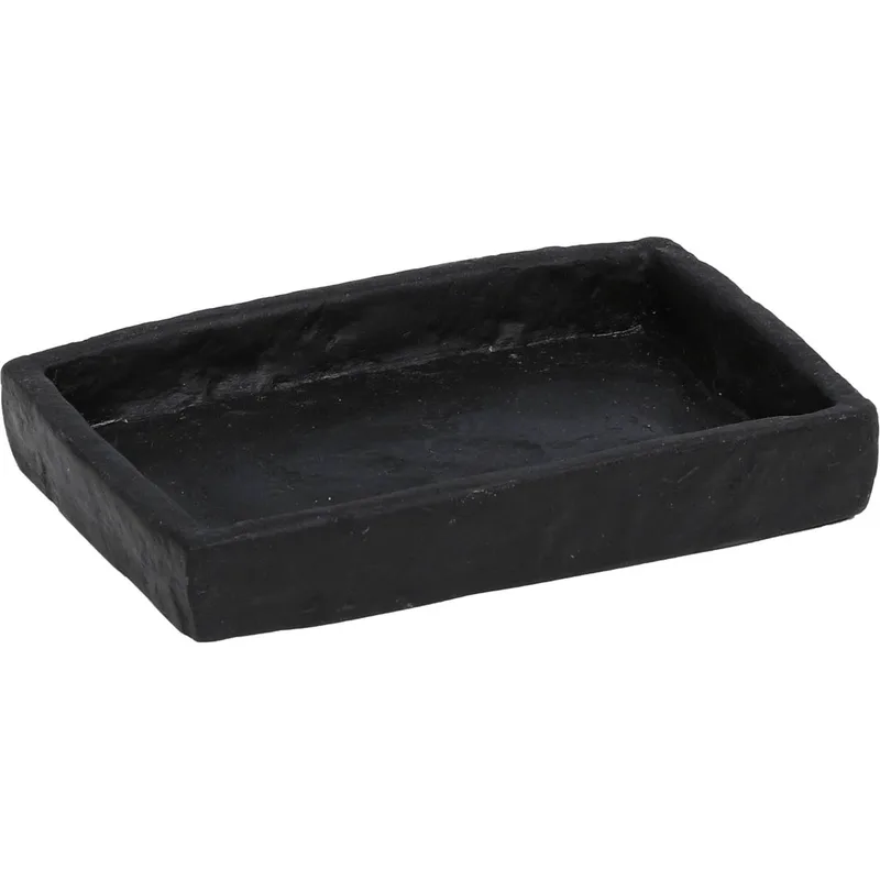 Σαπουνοθήκη Polyresin Μαύρη 8,5x12x2εκ. MRShome DS-8889L03 (Υλικό: Polyresin, Χρώμα: Μαύρο) - sealskin - sl-DS-8889L03
