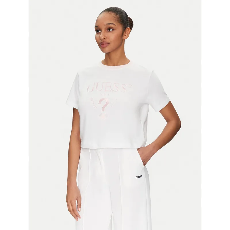 Guess T-Shirt V5GI18 I3Z14 Λευκό Regular Fit