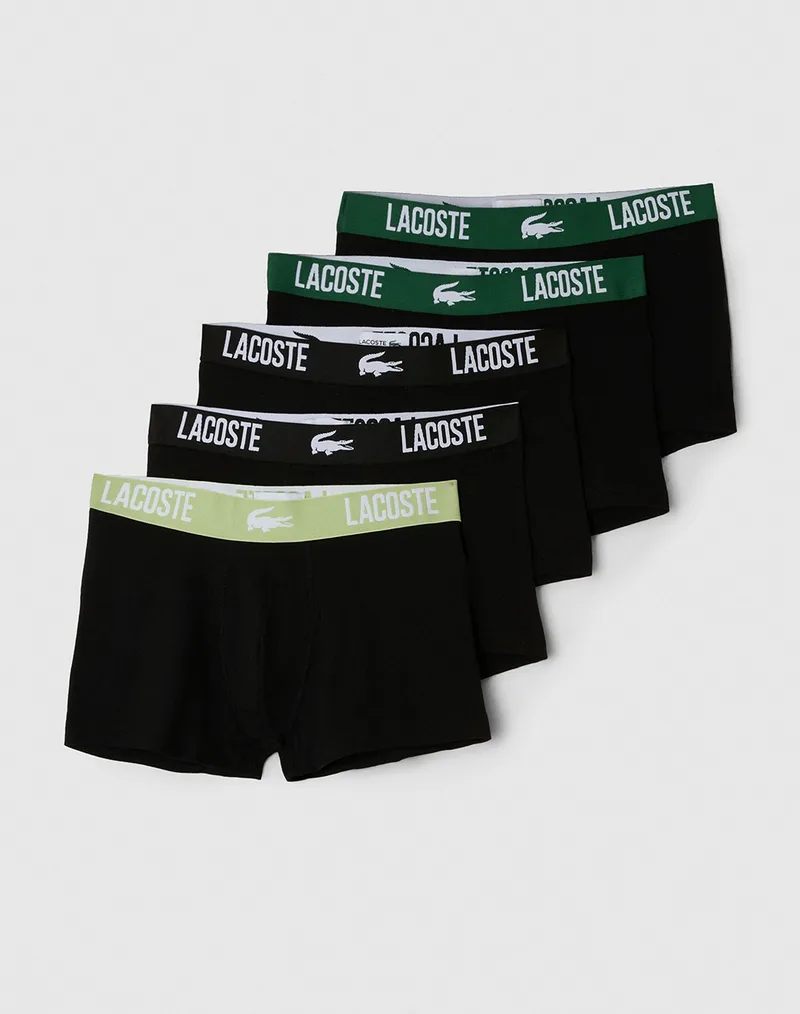 LACOSTE ΣΕΤ 5 ΕΣΩΡΟΥΧΩΝ TRUNK 35H9305-3GI Black