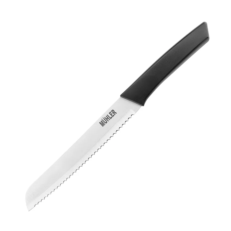 Μαχαίρι Ψωμιού από Ανοξείδωτο Ατσάλι 20cm MR-1581 Prima Muhler