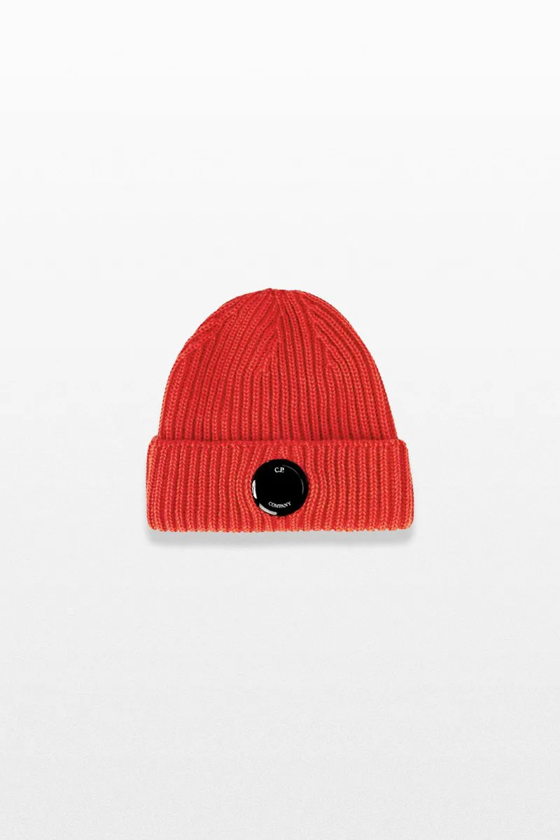 C.P. COMPANY Ανδρικό Κόκκινο Knitted Beanie In Red