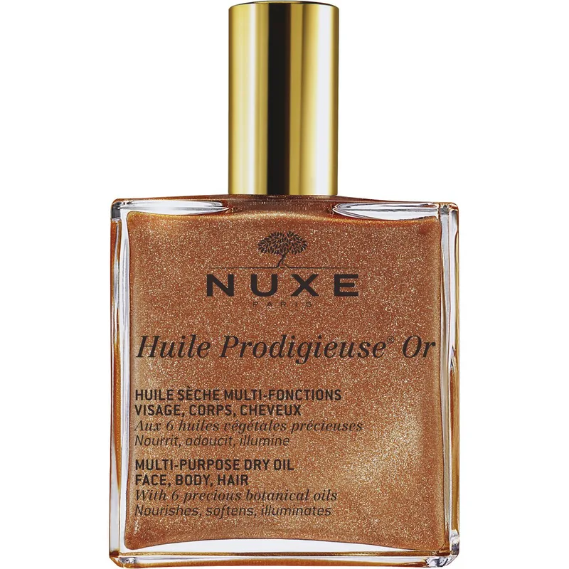 Nuxe Huile Prodigieuse OR Dry Oil Ξηρό Λάδι Ενυδάτωσης & Λάμψης για Πρόσωπο - Σώμα - Μαλλιά με Χρυσαφένια Λάμψη 50ml
