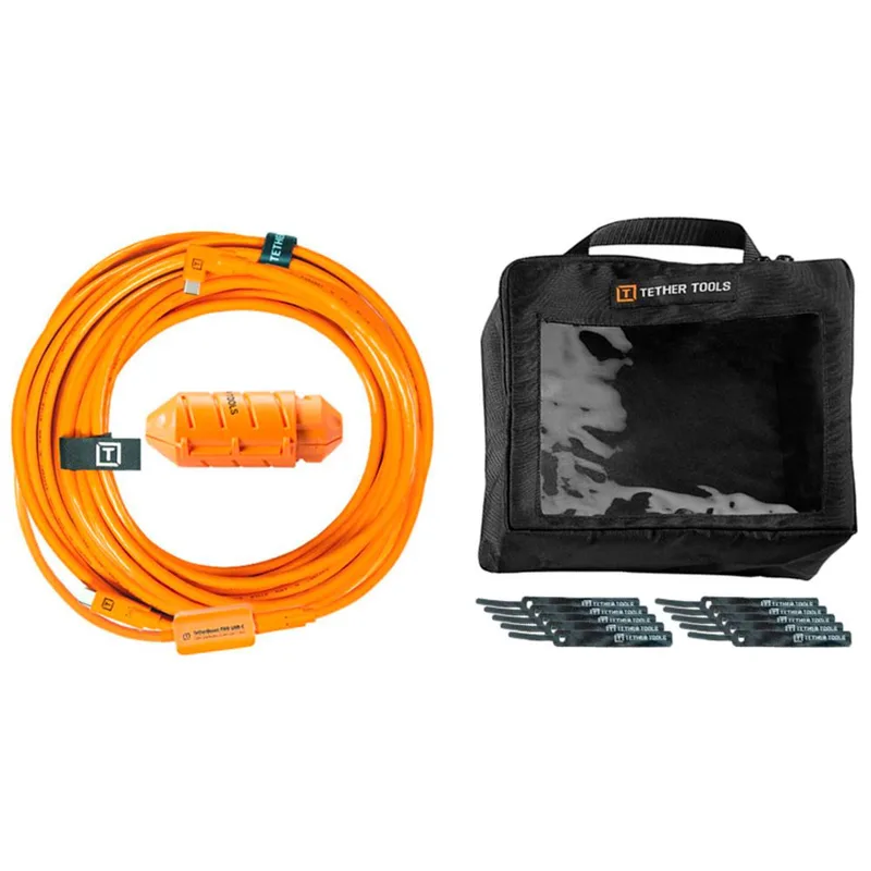 Tether Tools USB-C to C-Cable 9.40m Right Πορτοκαλί