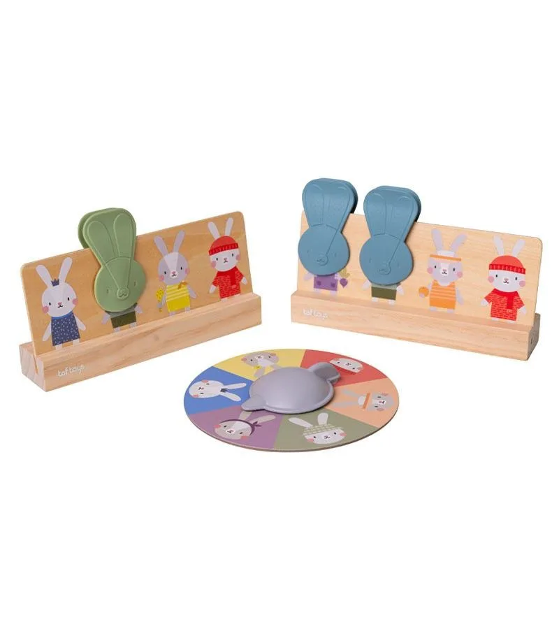Παιχνίδι Ξύλινο Ζωάκι Taf Toys My First Bunny Bingo T-13345